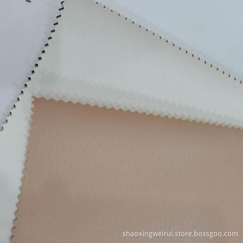 PIA Plain PU Leather With Nonwoven Backing